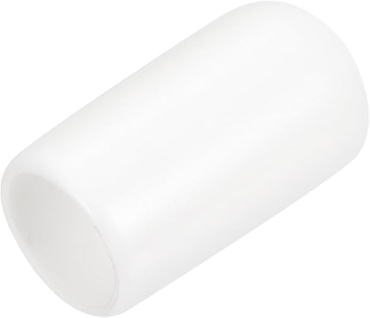 uxcell 20pcs Rubber End Caps 7.5mm ID Vinyl Round End Cap Cover Screw Thread Protectors White