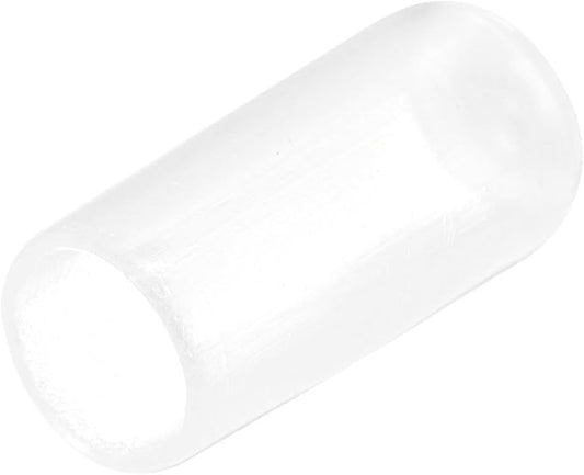 uxcell 20pcs Rubber End Caps 7mm ID Vinyl PVC Round Tube Bolt Cap Cover Screw Thread Protectors Clear