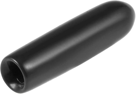 uxcell 20pcs Rubber End Caps 2mm ID Vinyl Round Tube Bolt Cap Cover Thread Protectors Black