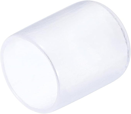 uxcell 20pcs Rubber End Caps 16mm(5/8") ID Vinyl PVC Round Tube Bolt Cap Cover Screw Thread Protectors Clear