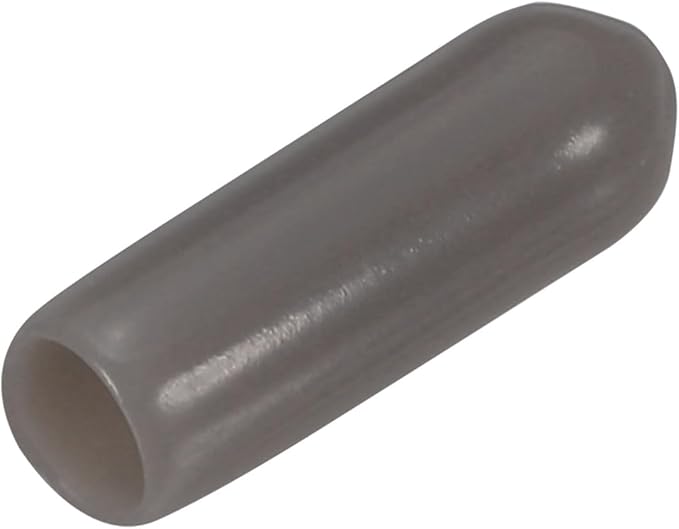 uxcell 20pcs Rubber End Caps 4mm(0.2") ID Vinyl PVC Round Tube Bolt Cap Cover Screw Thread Protectors,Brown