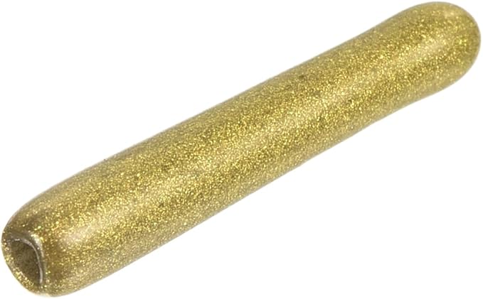 uxcell 20pcs Rubber End Caps 3/64"(1.3mm) ID Vinyl Round Tube Bolt Cap Cover Thread Protectors Gold
