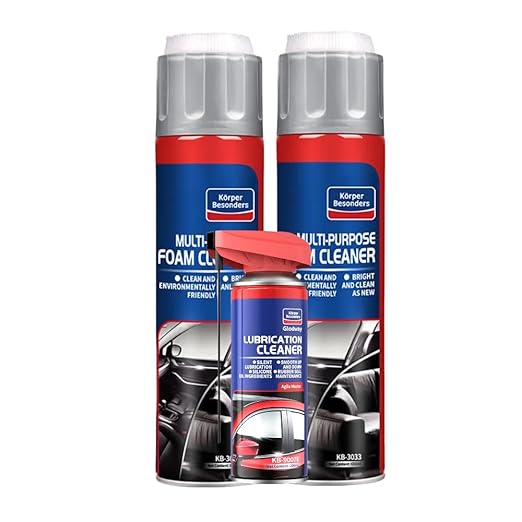 Glodway Car Care Pack Includes Leather Cleaner 21.98 OZ,2 Pack and Silicone Seal Lubricants 10 OZ