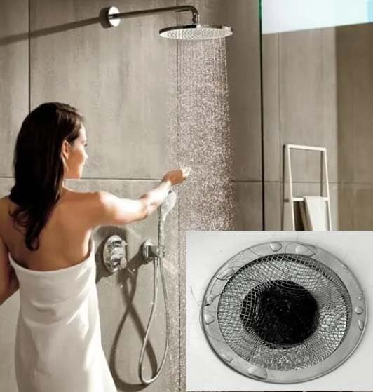 25PCS Bathroom Mesh Sink Drain Strainer, 2.75" & 2.125'' Stainless Steel Slop Basket Filter Trap, Mesh Tub Strainer Bathtub Drain Filter Screen for Bathroom Bathtub Laundry Lavatory Balcony RV Utility