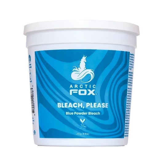 ARCTIC FOX Bleach Please, Blue Powder Bleach 8.8 oz (0.5 lb) Tub Perfect for bleach bosses with big hair goals.
