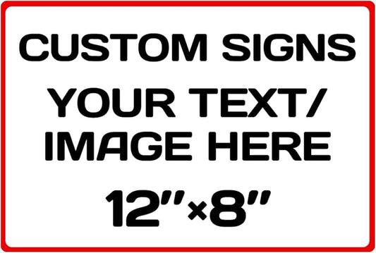 Aluminum Weatherproof Metal Sign Multiple Sizes Custom Personalized Text And picture Here, Black White Traffic Regulation Horizontal Street Signs ,hazard sign,garden sign,custom door sign,Customised business signs