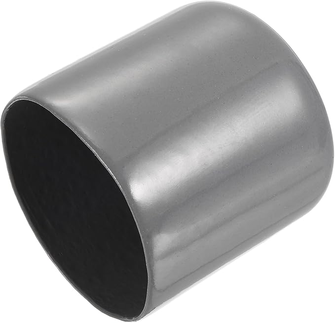 uxcell 20pcs Rubber End Caps 39mm ID Vinyl Cap Cover Screw Protectors Dark Grey