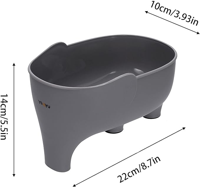 2PCS Vegetable Washing Basket - Elephant Drainage Basket for Fruits, Pasta, Noodles - Green & Blue