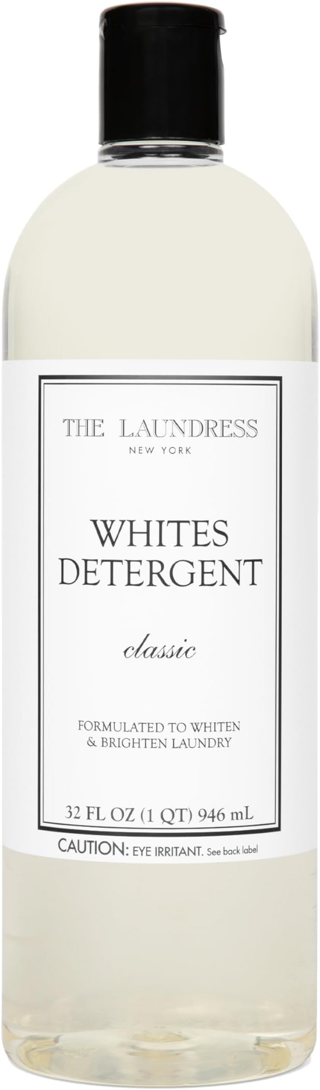 The Laundress Whites Detergent, Concentrated Laundry Detergent Liquid, Whiten & Brighten Clothes, Tough on Stains, Classic Scent, 32 oz.