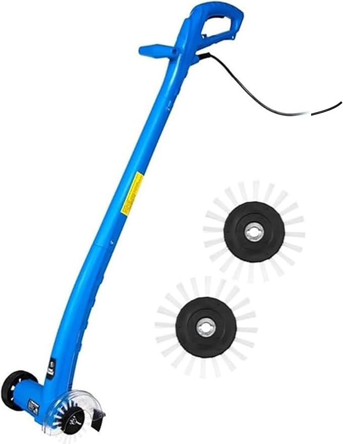 Electric Stand-Up Grout Cleaning Machine – Compact Lightweight Floor Scrubber for Tile, Bathroom & Kitchen Grout Lines | Easy-to-Use Deep Cleaner for Ceramic & Porcelain Tile Floors (Small)
