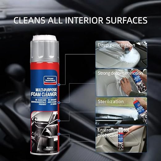 Glodway Car Care Pack Includes Leather Cleaner 21.98 OZ,2 Pack and Silicone Seal Lubricants 10 OZ