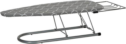 Household Essentials Tabletop Ironing Board with Iron Rest and Door Hanger | Compact Folding Ironing Station for Dorm Rooms, Apartments, and Small Spaces | 36.5"x12"