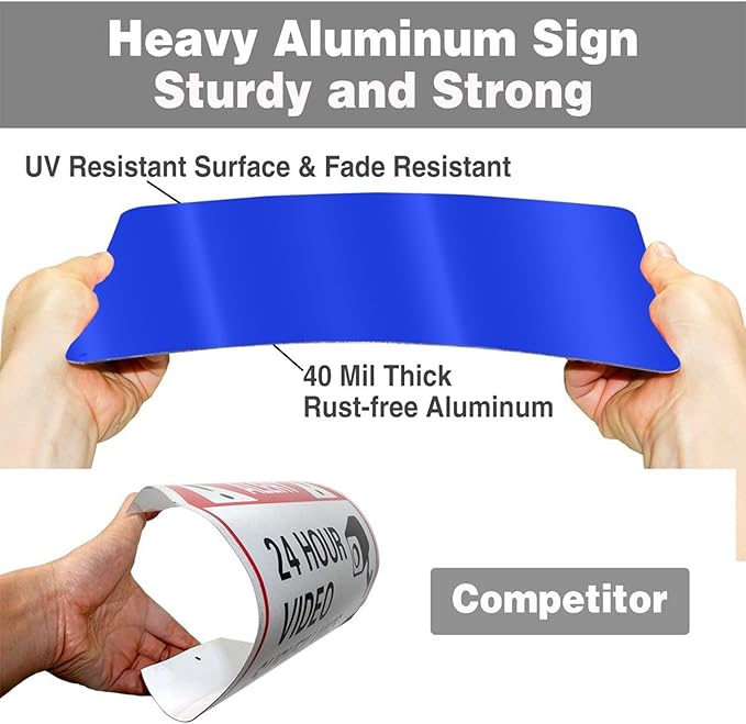 Repaly Personalized signs,Aluminum Weatherproof Metal Sign Multiple Sizes Custom Personalized Text And picture Here,hazard sign,garden sign,custom door sign,Customised business signs(18 * 14 IN,Red)