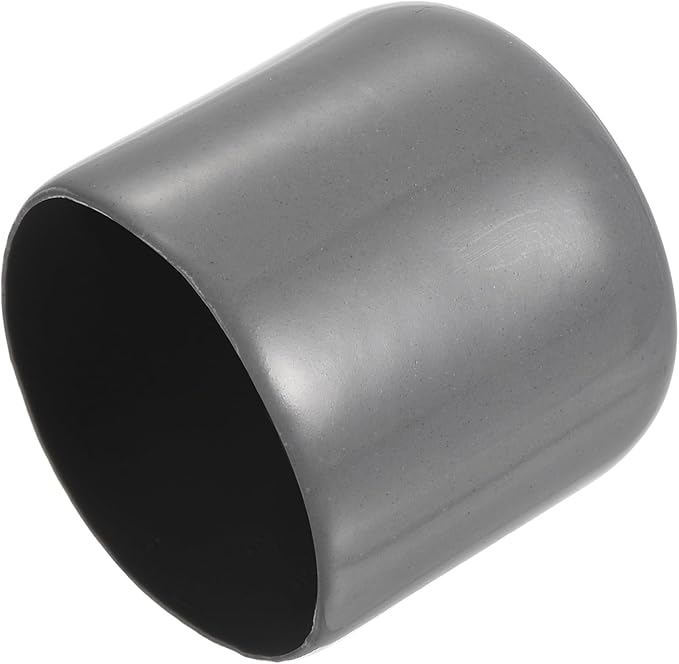 uxcell 20pcs Rubber End Caps 32mm ID Vinyl Cap Cover Screw Protectors Dark Grey