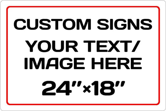 Personalized signs,Aluminum Weatherproof Metal Sign,Optional reflective,Personalized Text And picture Here,for garden, door sign, business,factory