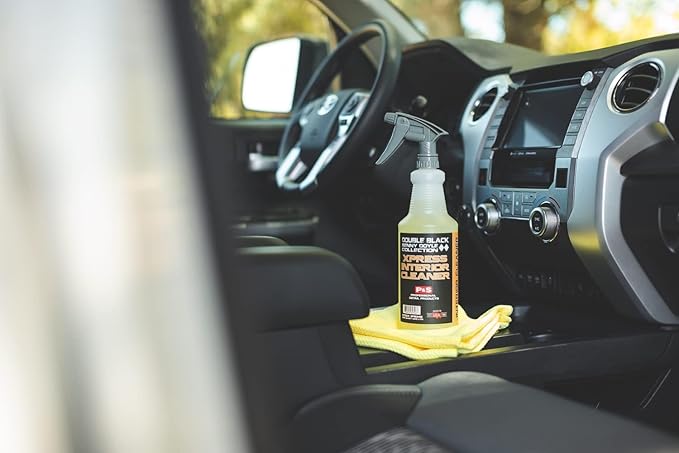 P & S Professional Detail Products Xpress Interior Cleaner – Safe for Leather, Vinyl, Plastic & More, Removes Dirt, Grease & Oil, No Residue, Fresh Scent, No Dilution Needed - 1 Gallon