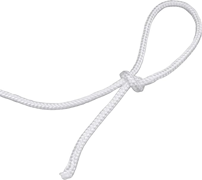 Gardzen 72' x φ1/4" White Rope, UV Resistant Rope for Flag Pole, Clothes line, Camping Tent, Canoes, Tree Work