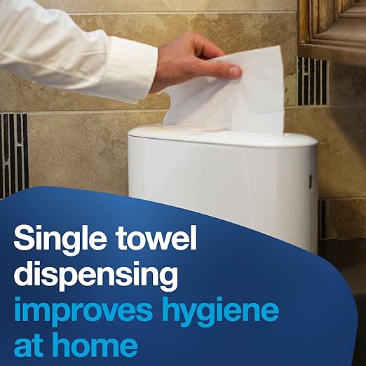 Tork Xpress Paper Towel Dispenser, White, H2/H23 Multifold Compatible, Compact design for Home & Commercial use (302020)