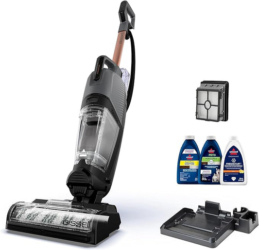 BISSELL® CrossWave® HydroSteam™ Wet Dry Vac, Multi-Purpose Vacuum, Wash, and Steam, Sanitize Formula Included, 35151