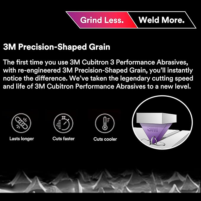 3M Grind Less Weld More Promo Kit, 67115, 4-1/2 in Discs, 16 Piece Welding Kit for Cutting, Grinding, Blending, Finishing, Rust Removal, Deburring