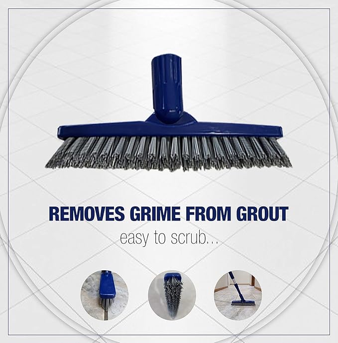 Bring It On Grout Cleaner with Grout Cleaning Brush – 32Fl Oz Grout Cleaner for Shower Tile Includes 9-inch Heavy-Duty Grout and Tile Floor Cleaner Brush – Effectively Removes Mineral Deposits