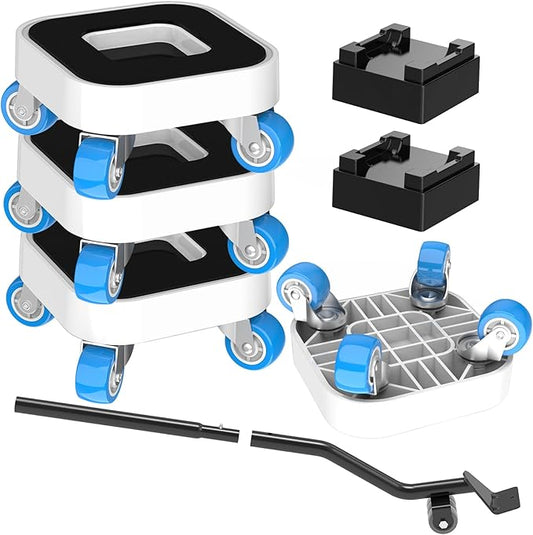 New Upgrade Furniture Sliders, Furniture Dolly with 360° Rotatable Wheels, Furniture Movers for Moving Heavy Duty Sofa, Bed, Load Capacity Up to 900lb
