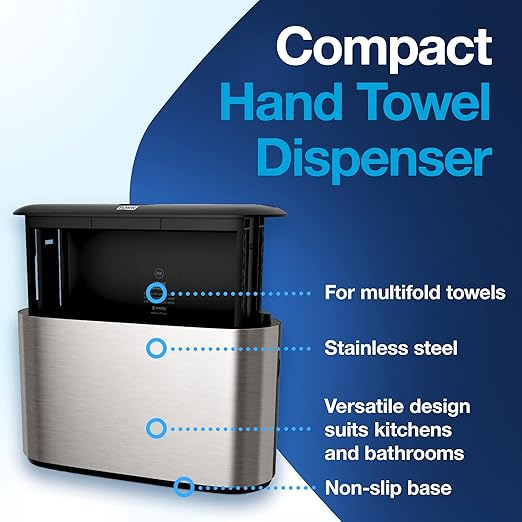 Tork Xpress Paper Towel Dispenser and Tork Multifold Hand Towel Natural H2