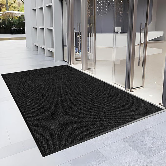 2′ x 52′ Front Door Mat Indoor Outdoor Entrance, Commercial Floor Mat Heavy Duty Dirt Trapper Entryway Doormat, Custom Size Non Slip Rubber Backing Welcome mat, Door Mat for High Traffic Area