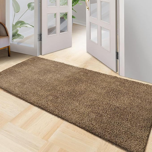 Premium Microfiber Indoor Door Mat – 36"x72" Washable Entry Mat, Non-Slip, Waterproof Backing, Super Absorbent, Low Profile Entryway Doormat for Indoor Entrance