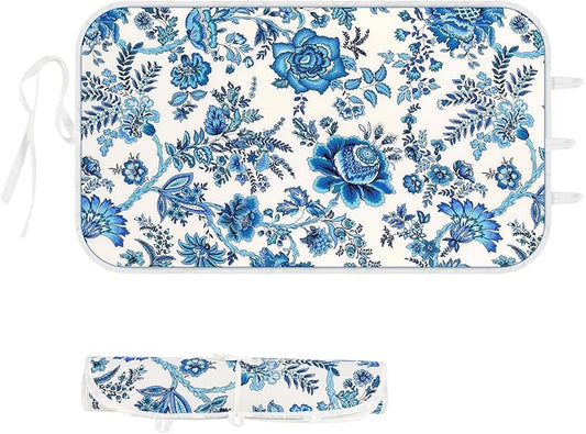 Ironing Mat Iron Anywhere Portable Ironing Pad with 3mm Padding for Steam Pressing on Tabletop or Bed - Heat Resistant, Portable, Quilting & Travel Blanket Ironing Board Alternative Cover