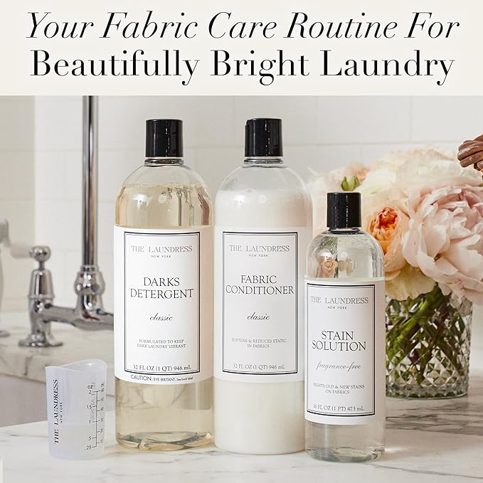 The Laundress Darks Detergent, Concentrated Laundry Detergent Liquid, For Rich Vibrant Colors, Tough on Stains, Classic Scent, 32 oz.