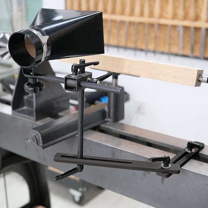 Woodturning Universal Dust Hood for Woodlathe Extraction.