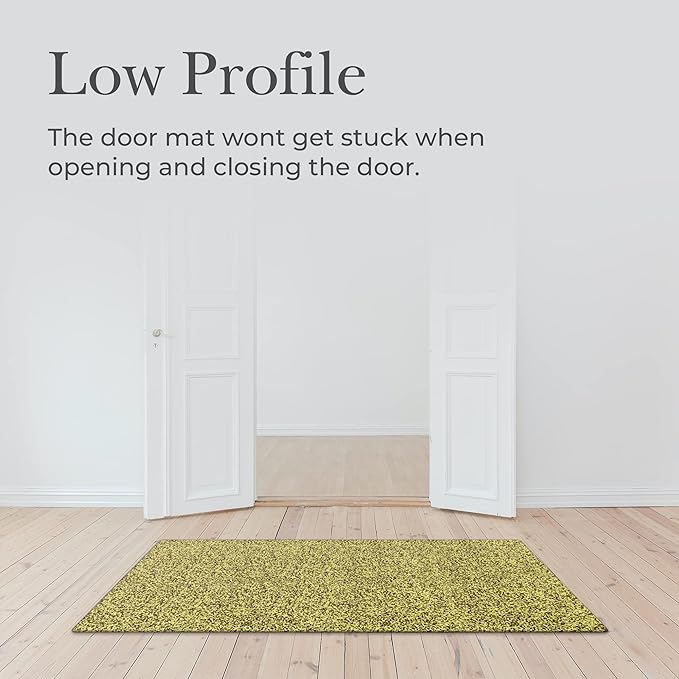 Premium Microfiber Indoor Door Mat – 36"x72" Washable Entry Mat, Non-Slip, Waterproof Backing, Super Absorbent, Low Profile Entryway Doormat for Indoor Entrance